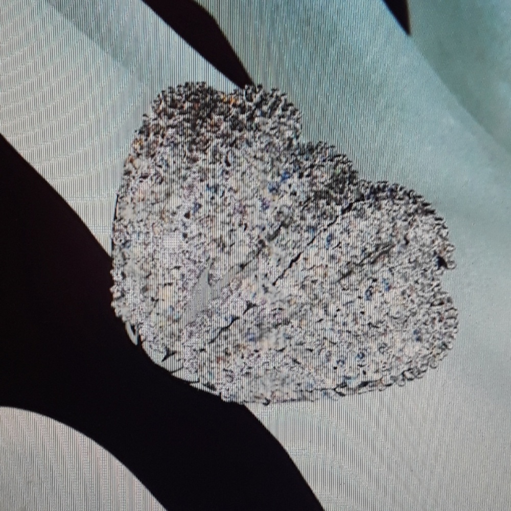 NEW Silver/Natural White Gemstone Ring
